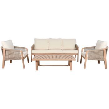 Sofa Set 4 Acacia 182x79x68 Poliester 230 Gsm.