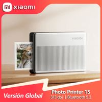 xiaomi impresora fotografica 1s impresora termica portatil con bluetooth 52 mini impresora de foto en color de 2x3 pulgadas