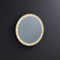 espejo de pared redondo 60 cm retroiluminado por led