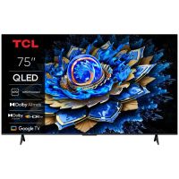 tv tcl qled t69c 75t69c 75 4k ultra hd 60hz smart tv google tv hdr10 dolby vision