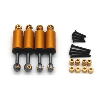 4PCS Muelles internos de metal Actualizados Amortiguadores para FMS FCX24 12401 POWER WAGON 1/24 RC Coche Modelo Piezas
