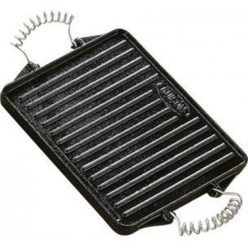 Plancha Hierro Fundido Esmaltada Rectangular 35 X 50 Cm