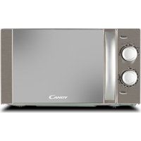 cmw20mss-uk compact solo microwave - silver silver