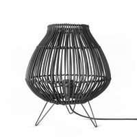 lampara de mesa riha negro