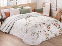 colcha manterol coquette floral jacquard