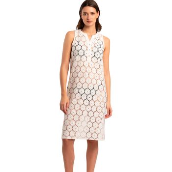 Admas Vestidos Vestido de playa sin mangas Beach Flowers para mujer