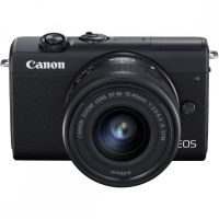 canon eos m200 241mp wifi negra  ef 15-45mm f35-63 is stm