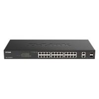 d-link dgs-1100-26mpv2e switch gestionado l2 gigabit ethernet 101001000 energaa sobre ethernet poe negro