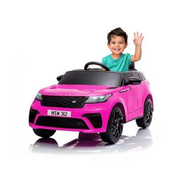Land Rover Range Rover Velar 12v Rosa - Coche Eléctrico Infantil Para Niños Batería 12v Con Mando Control Remoto