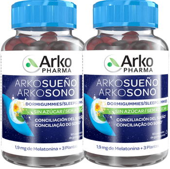 Arkopharma Arkosueño Dormigummies Gominolas Sin Azúcar 2x60 uds