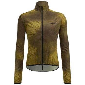 Santini Gravel Fango Pocketable Windbreaker - L - Military Green