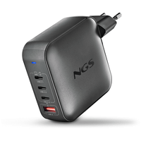 cargador de pared ngs bud 165w gan 3xusb-c 1xusb-a