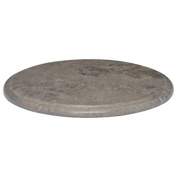 Tablero Para Mesa Mármol Gris Ø40x2,5 Cm Vidaxl