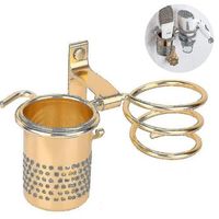 dryer holder mount blow dryer hanging shelf set