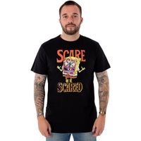 spongebob squarepants camiseta scare or be scared para hombre