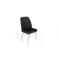 set 2 sillas alfa-497 v2 antracita blanco