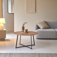 mesa de centro en madera de acacia 80 temis
