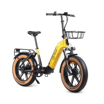 Bicicleta Eléctrica Youin Luxor Pro Bk1750 Fat Plegable 250w Autonomía 100km Carbono