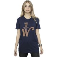 willy wonka camiseta w logo hat para mujer