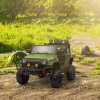 coche electrico para ninos de 3 anos con verde aiyaplay