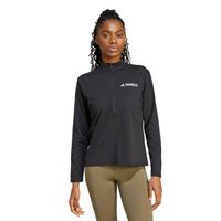 adidas terrex mt half-zip  camiseta de running mujeres-negro