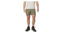 pantalon corto de senderismo columbia sharpe canyon verde