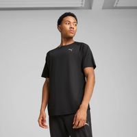 puma everyday cloudspun  camiseta de running hombres - negro