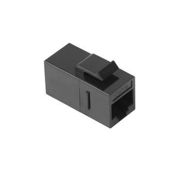 Conector Keystone H/H RJ45 UTP Cat.6 Negro Phasak PHK 2200