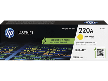 Tóner - HP LaserJet 220A Amarillo, Alto rendimiento, Hasta 1800 páginas, TerraJet, Amarillo