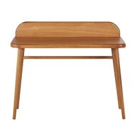 consola escritorio de acacia con pasacables