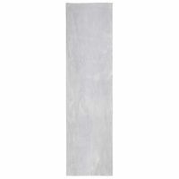 alfombra suave y lavable de pelo medio huarte gris 80 x 500 cm vidaxl