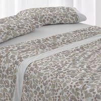 juego de sabanas 50 algodon botanico cama de 150 cm - gris - burrito blanco