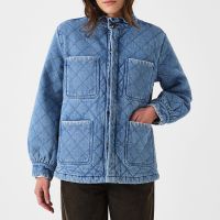 seventy  mochi quilted denim pablo jacket - m