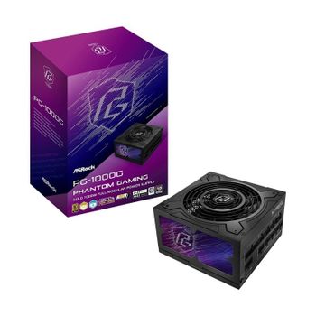 Fuente de Alimentación Asrock 1000W 80+ Gold Phantom Gaming Modular Multi-Rail Garantía 5 años