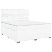 cama tapizada 200x200x1505 cm tejido - blanco