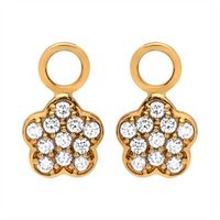 colgante para sistema pendientes plata 925 circonita estrella