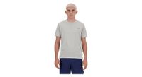 camiseta de manga corta new balance athletics marron  hombre