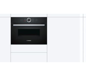 BOSCH CMG633BB1B Built-in Combination Microwave - Black, Black