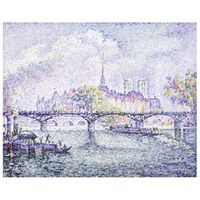 legendarte - cuadro lienzo impresion digital - le pont des arts - paul signac - decoracion pared cm 50x60