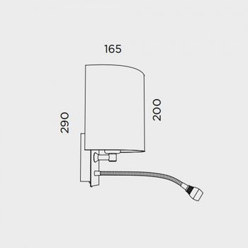 Aplique de pared basic ii