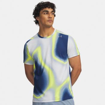 Under Armour Velociti Pro Print  Camiseta de running Hombres - azul, multicolor