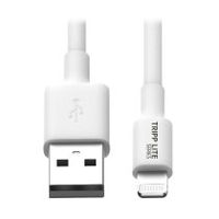 tripp lite m100-006-wh cable de sincronizacian y carga usb a a lightning certificado mfi - blanco mm usb 20 183 m 6 pies