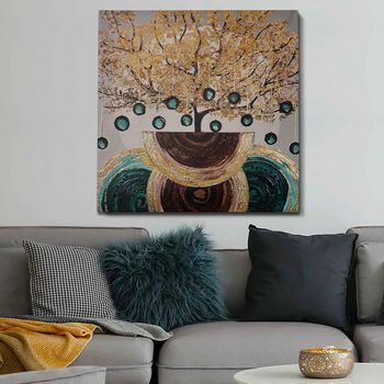 Pintura Al Óleo Decorativa Opg1730800570-5050 Multicolor 50x50 Cm