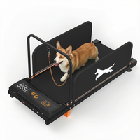 cinta de correr - aparato de entrenamiento para mascotas - acero - negro 1095x49x72cm