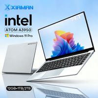 computadora portatil xiaman de 141 pulgadas con windows 11 pro intel atom a3950 12 gb de ram 1 tb2 tb ssd notebook pc 19201080p laptops para oficina y estudio