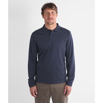 Oxbow Polo Polo manches longues NAVAL para hombre