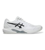 asics para hombre 1041a547 zapatillas gel-dedicate 9 clay blanco 46 tela plano cordones casual deportivo