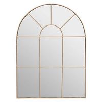 espejo de metal dorado monica 54x74cm