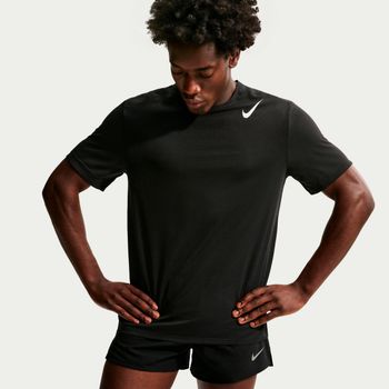 Nike AeroSwift  Camiseta de running Hombres - negro, blanco