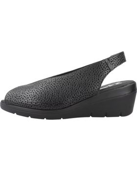 de 24 HORAS ZAPATOS CONFORT MUJER MODELO 25955 COLOR NEGRO